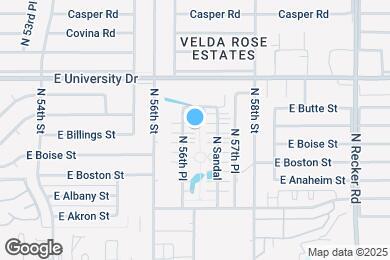 Map image of the property - 257 N 56th Pl
