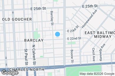 Map image of the property - 418 E 22nd St