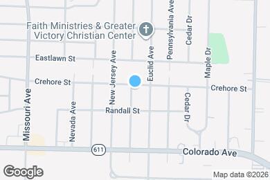 Map image of the property - 2900 Crehore St
