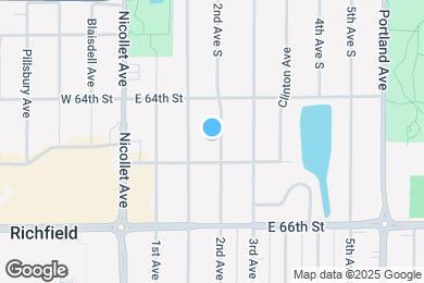 Map image of the property - 6432 2nd Ave S