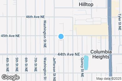 Map image of the property - 4446 Madison St NE