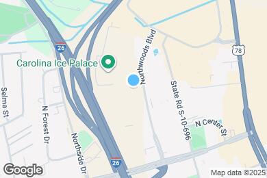 Map image of the property - Furnished Studio-Charleston - Northwoods Blvd.