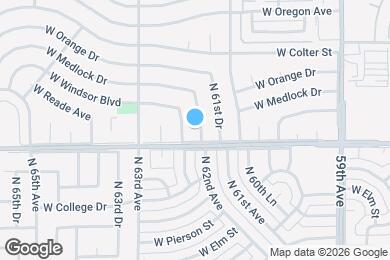 Map image of the property - 5010 N 62nd Ave