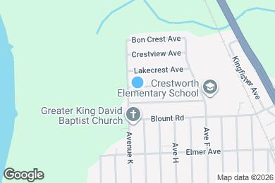 Map image of the property - 212 Rivercrest Ave