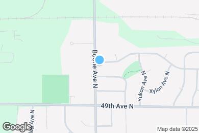 Map image of the property - 8617 50th Ave N