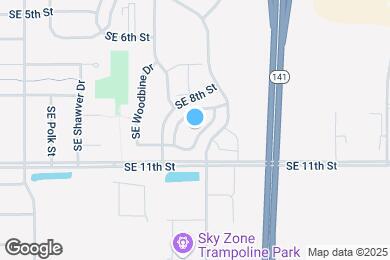 Map image of the property - 904 SE 10th Ln