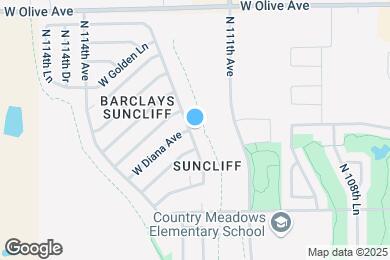 Map image of the property - 8643 N 112th Ave