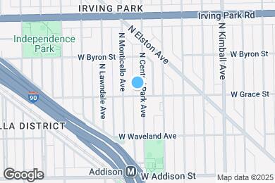 Map image of the property - 3602 W Grace St