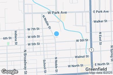 Map image of the property - 419 N Noble St