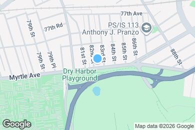 Map image of the property - 82-07 Myrtle Ave