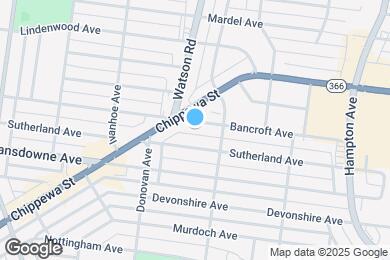 Map image of the property - 6430 Bancroft Ave