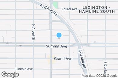 Map image of the property - 1317 Summit Ave