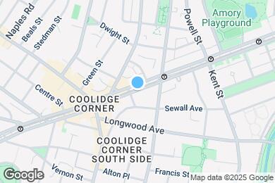 Map image of the property - 1443 Beacon St
