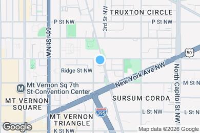 Map image of the property - 1242 New Jersey Ave NW