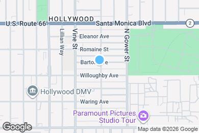 Map image of the property - 6002 Barton Ave