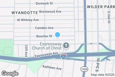 Map image of the property - 540 Beecher St