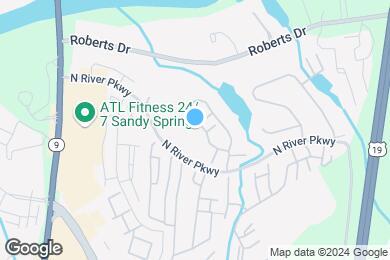 Map image of the property - Aqua at Sandy Springs