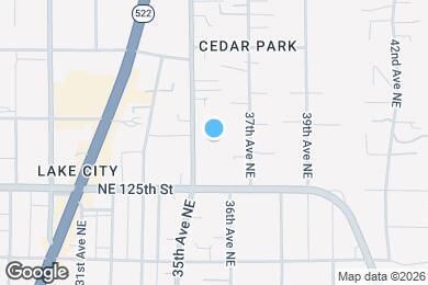 Map image of the property - 12546 35th Ave NE