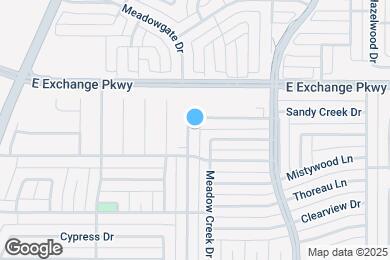 Map image of the property - 1008 Sandy Creek Dr