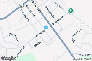 Map image of the property - 47 W Jersey St