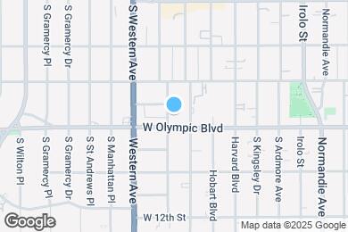 Map image of the property - 984 S. Oxford Avenue,