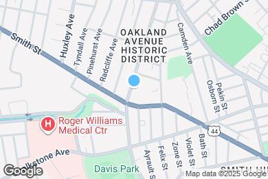 Map image of the property - 95 Oakland Ave