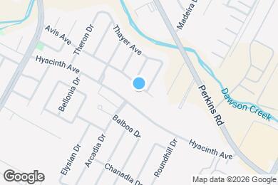 Map image of the property - 9536 Avis Ave