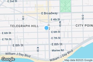 Map image of the property - 618 E 6th St