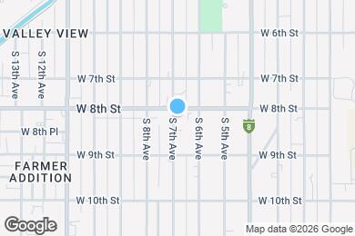 Map image of the property - 805 S 7th Ave