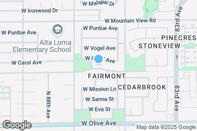 Map image of the property - 8560 W Hatcher Rd