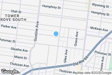 Map image of the property - 3808 Fairview Ave