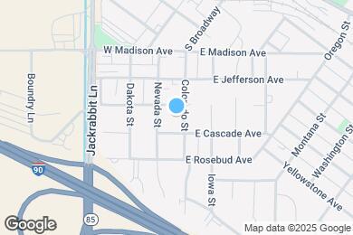 Map image of the property - 703 Colorado St