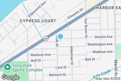 Map image of the property - 3810 Desoto Ave