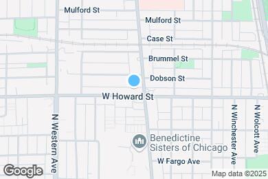 Map image of the property - 959 Howard St