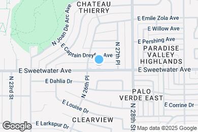 Map image of the property - 2618 E Sweetwater Ave