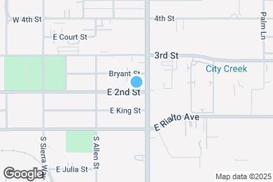 Map image of the property - 282 E 2nd St