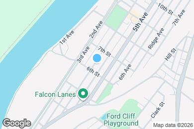 Map image of the property - 612 4th Ave