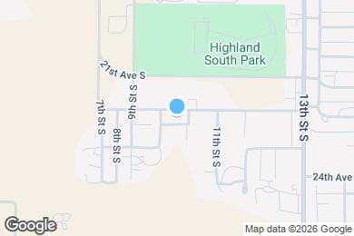 Map image of the property - 1010 22nd Ave S