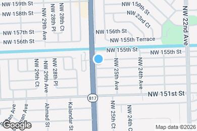 Map image of the property - 2571 NW 153rd St