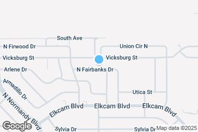 Map image of the property - 866 N Fairbanks Dr