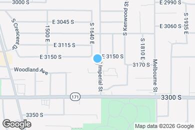 Map image of the property - 3174 S Imperial St