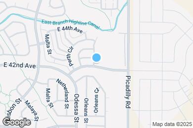 Map image of the property - 21551 E 42nd Ave