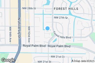 Map image of the property - 2562 NW 89th Dr