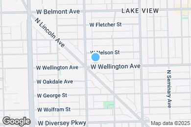 Map image of the property - 1340 W Wellington Ave