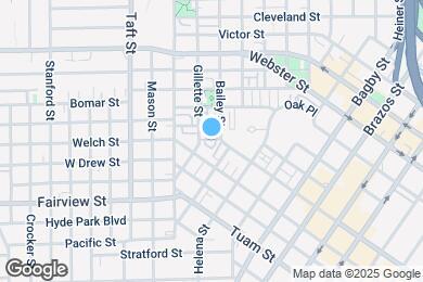Map image of the property - 2026 Bailey St
