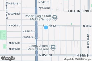 Map image of the property - 8839 Midvale Ave N