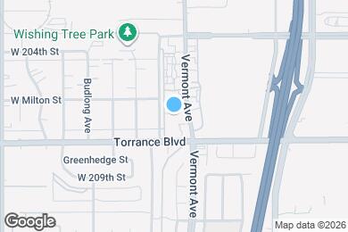Map image of the property - 20553 S Vermont Ave