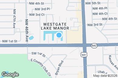 Map image of the property - 32 NW 42nd Terrace