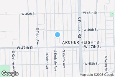 Map image of the property - 4629 S Kedvale Ave
