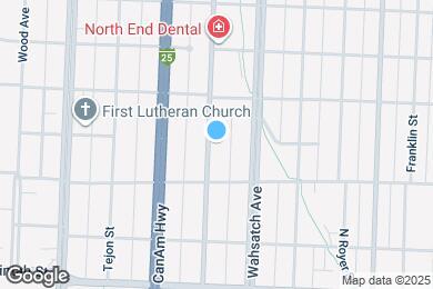 Map image of the property - 1429 N Weber St